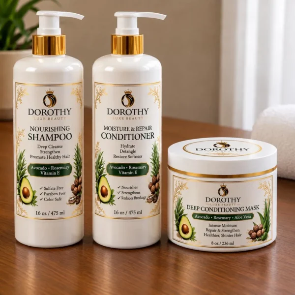 sampoo, conditioner,deep mask hair growth